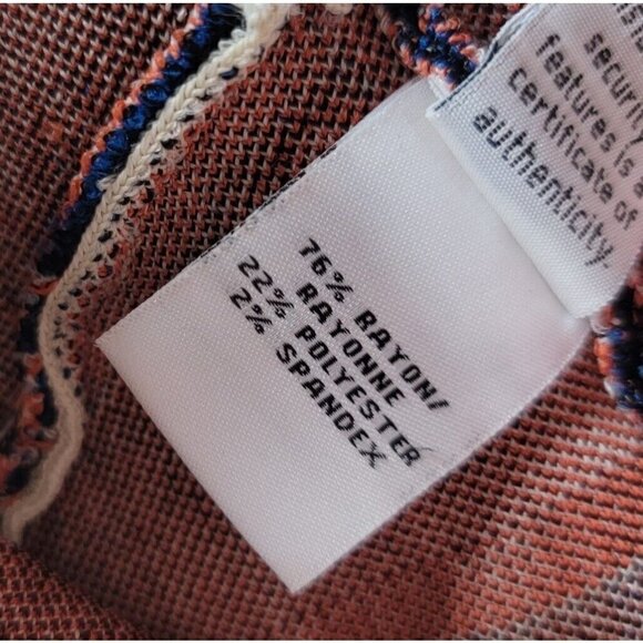 Diane Von Furstenberg Samara Desert Bands Printed Skirt Size Petite - Picture 10 of 15